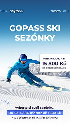 Kupte si svoji Gopass ski sezónku v předprodeji