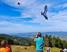 Kite flying festival and kids' MTB cup 